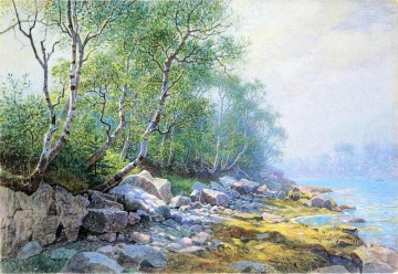 William Stanley Haseltine Painting - Seal Harbor Mount Desert Maine paisaje Luminismo William Stanley Haseltine